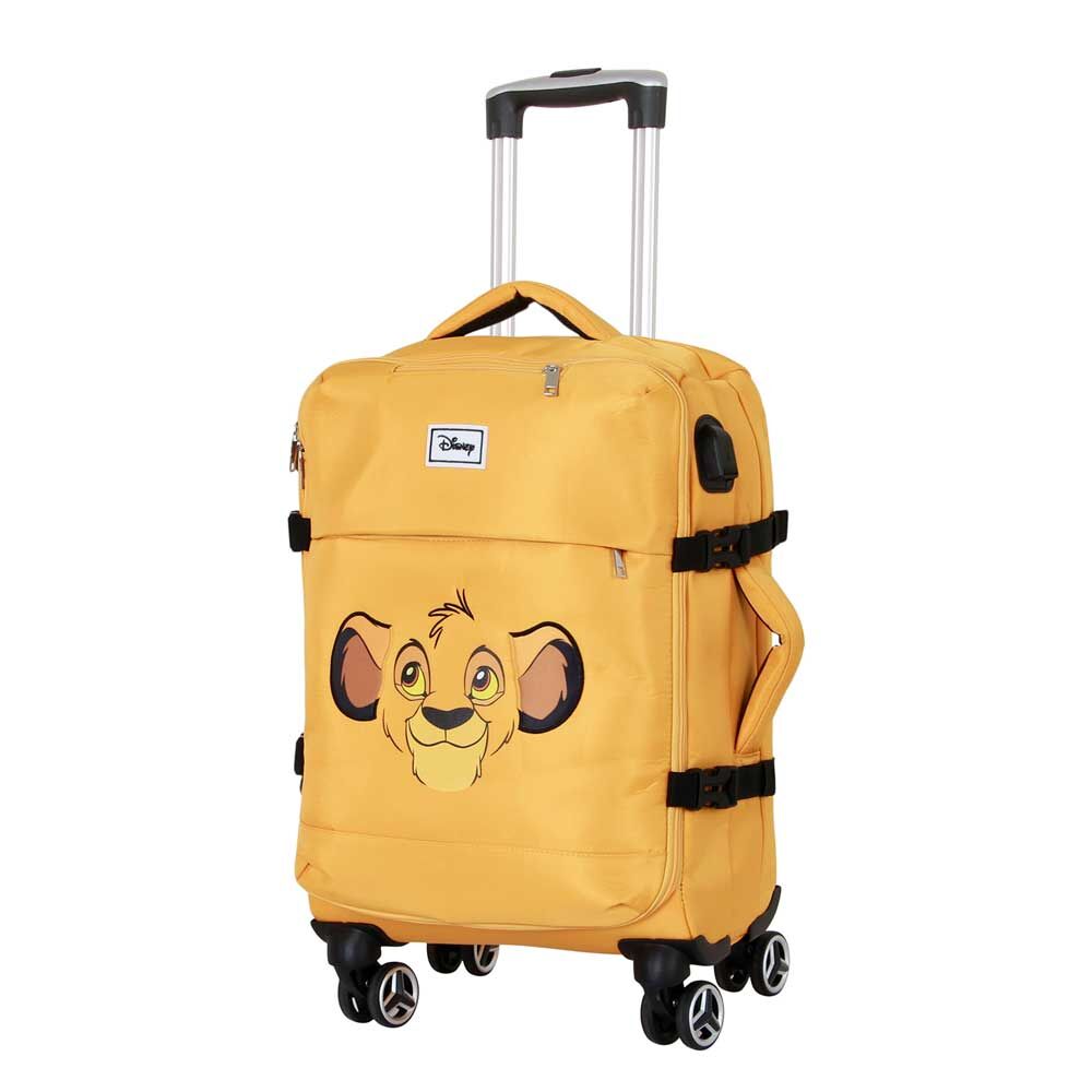 Disney The Lion King Simba Face Ryggsäck med Hjul suitcase 55cm