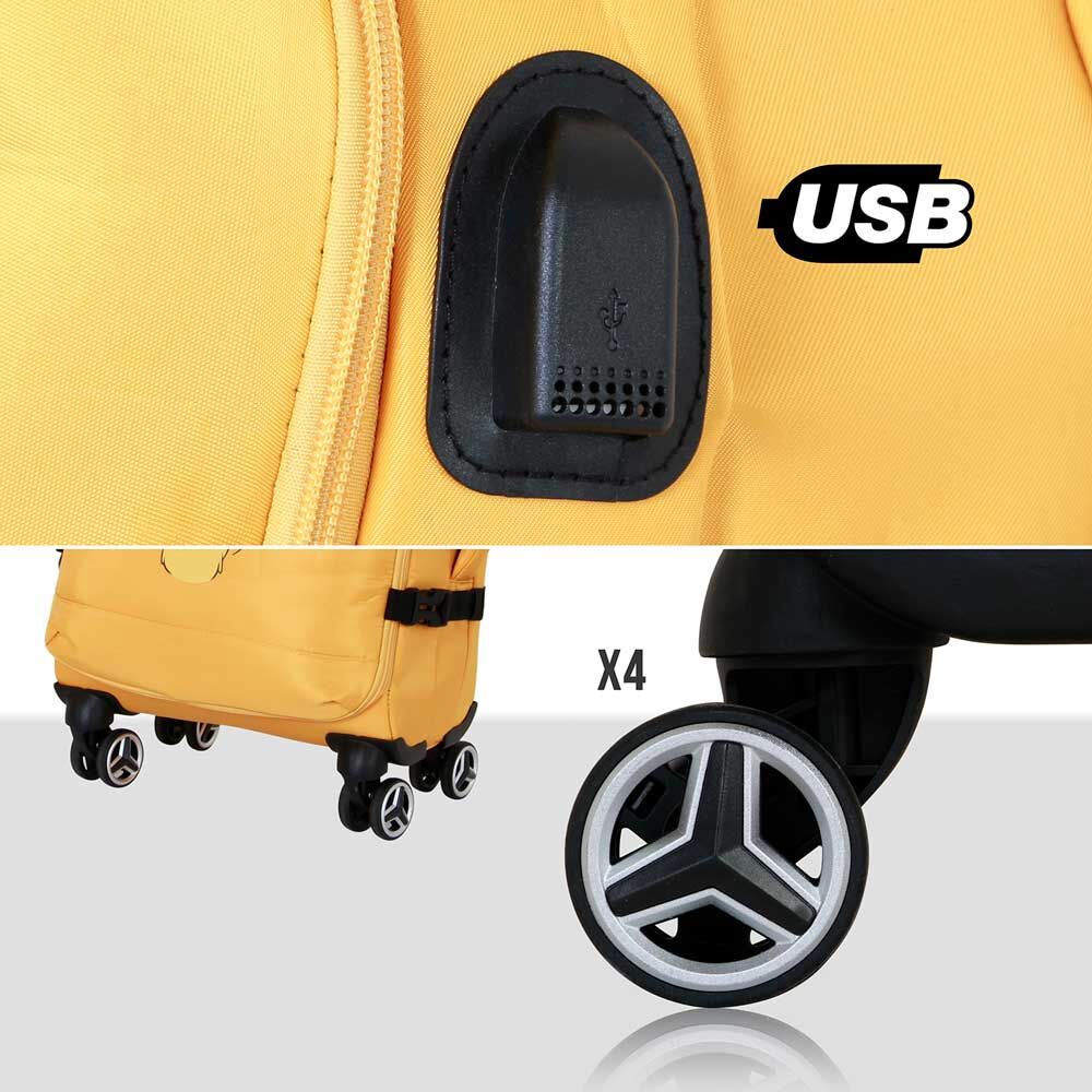 Disney The Lion King Simba Face Ryggsäck med Hjul suitcase 55cm