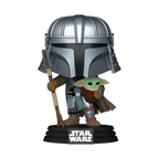 POP! Figur Star Wars Impressions Mandalorian med Grogu - Exklusiv