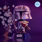 POP! Figur Star Wars Impressions Mandalorian med Grogu - Exklusiv