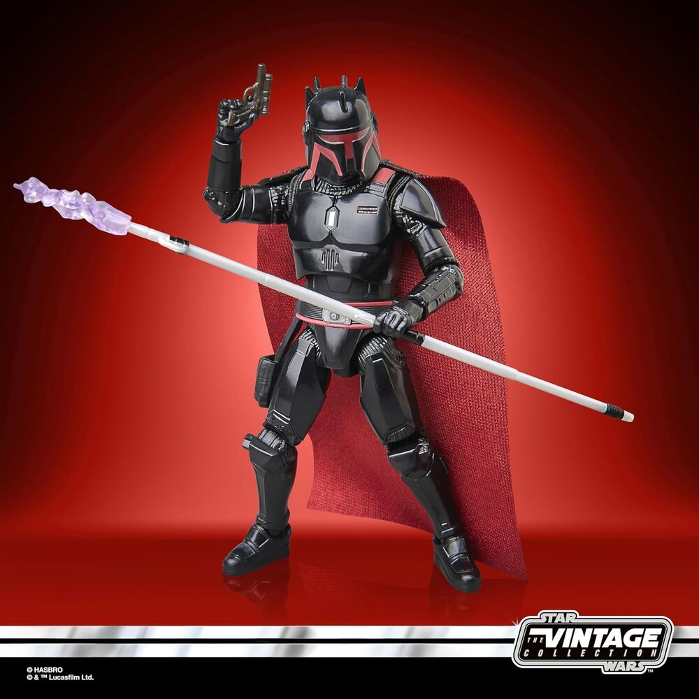 Star Wars The Mandalorian Moff Gideon Dark Trooper Armor Figur 9,5 cm