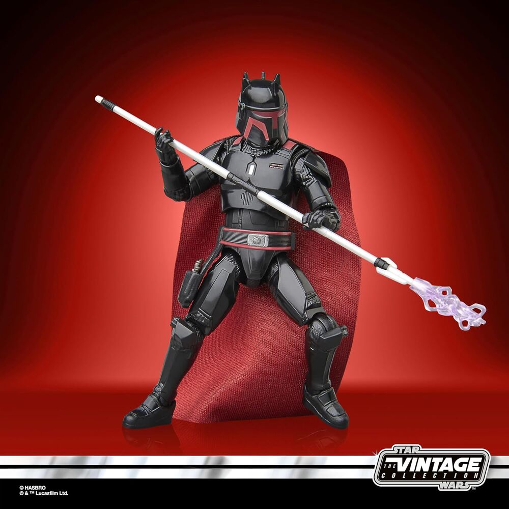 Star Wars The Mandalorian Moff Gideon Dark Trooper Armor Figur 9,5 cm