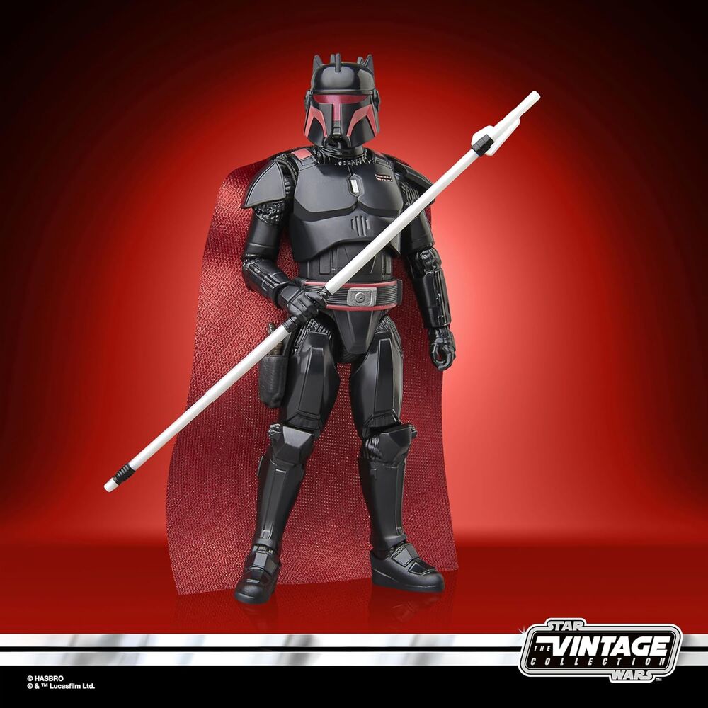 Star Wars The Mandalorian Moff Gideon Dark Trooper Armor Figur 9,5 cm