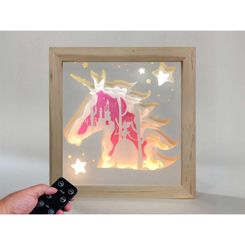 Unicorn Trälampslampa