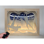 Magisk Fotboll Trä Lampa för Män