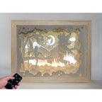 Magisk Fe-lampa av Trä