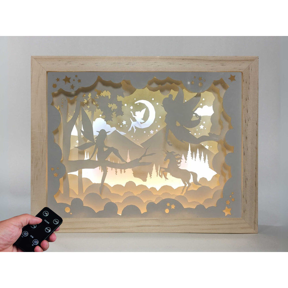 Magisk Fe-lampa av Trä