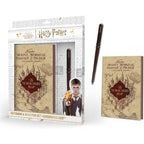 Harry Potter Anteckningsbok och Trollstavspenna Set