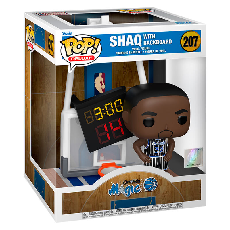 POP Figur Deluxe Orlando Magic Shaq med Backboard