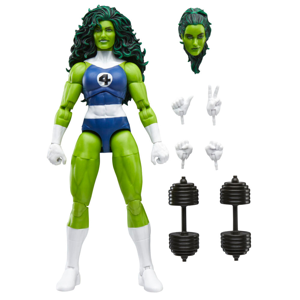 Marvel The Fantastic 4 She-Hulk Figur 15cm – Detaljerad Actionfigur