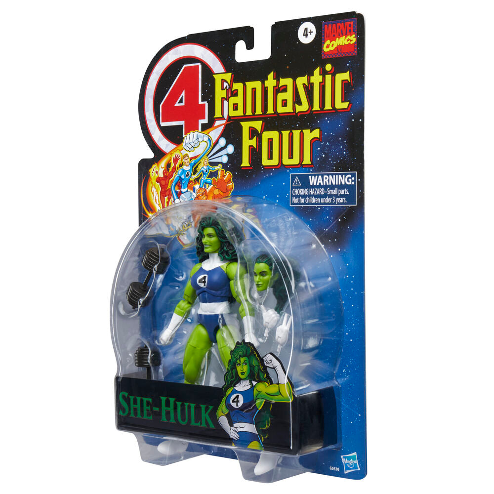 Marvel The Fantastic 4 She-Hulk Figur 15cm – Detaljerad Actionfigur