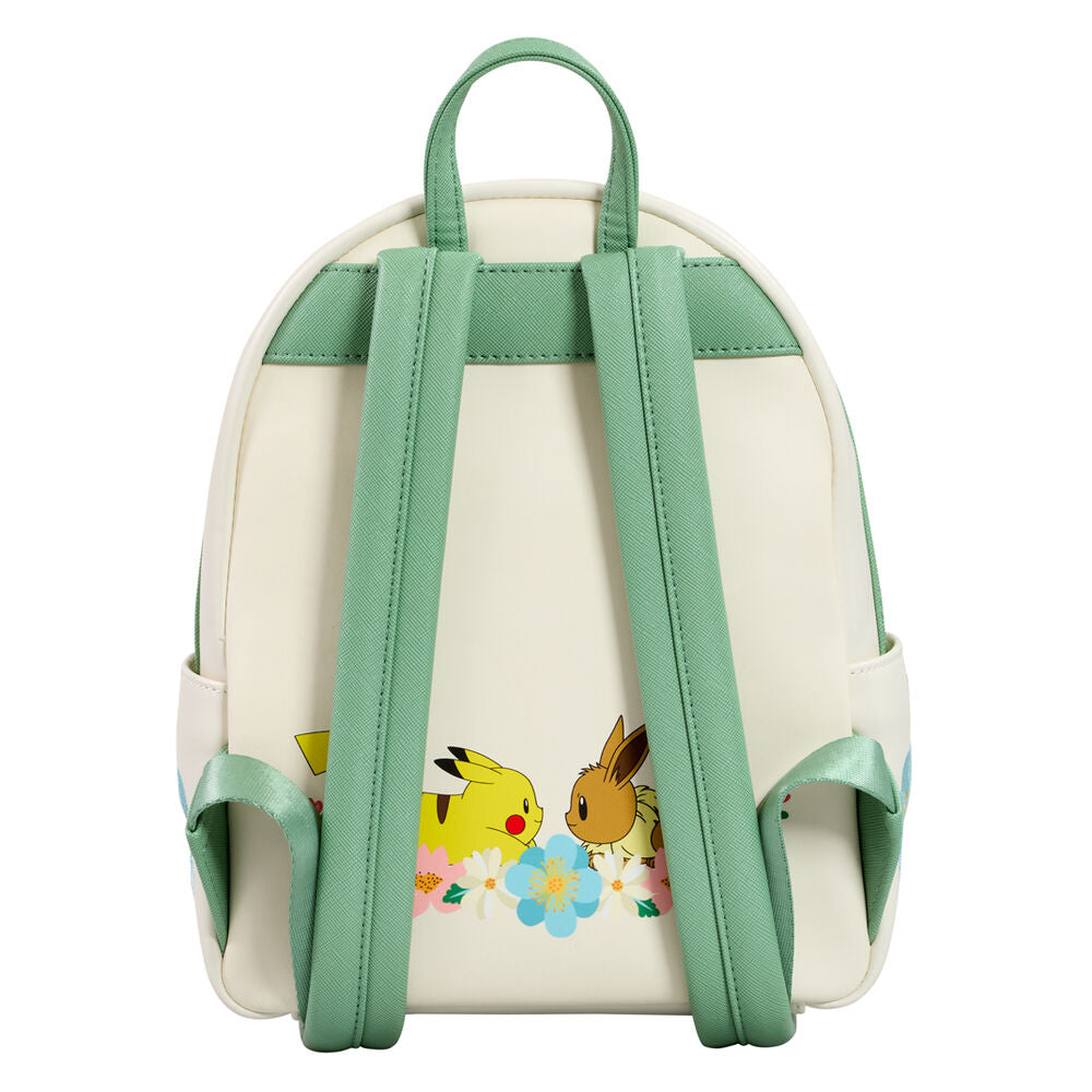 Loungefly Pokémon Pikachu & Eevee Blomster Ryggsäck