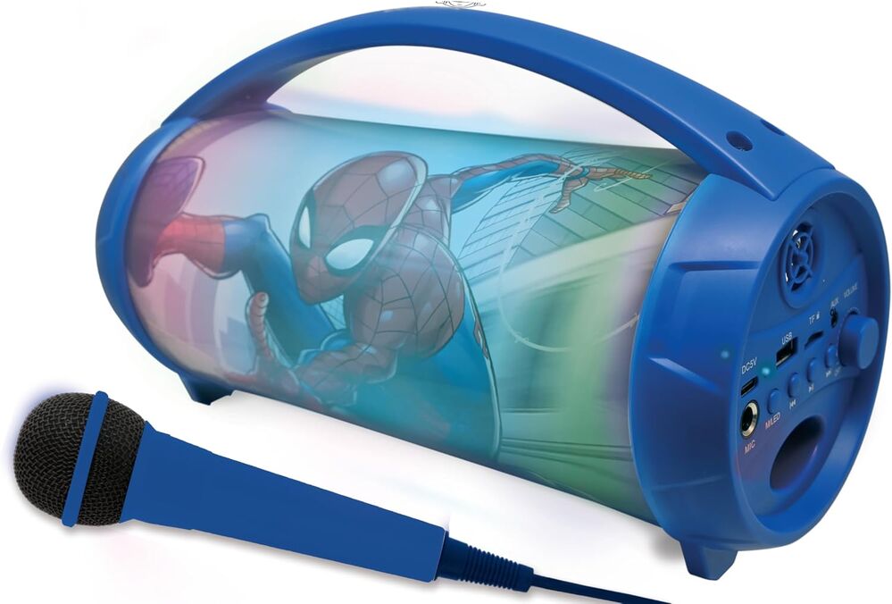 Marvel Spiderman Högtalare med Bluetooth Mikrofon