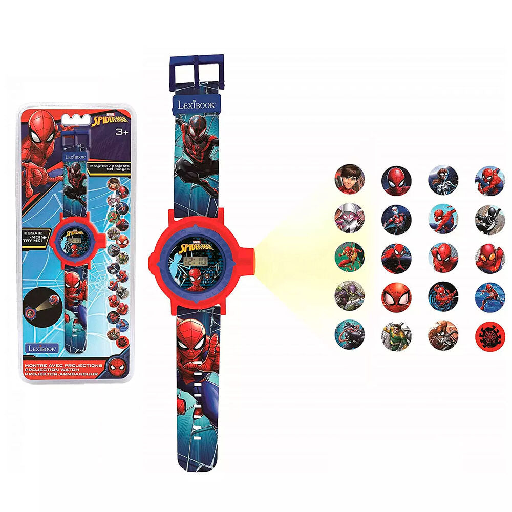 Marvel Spiderman Digitalt Armbandsur med Projektioner