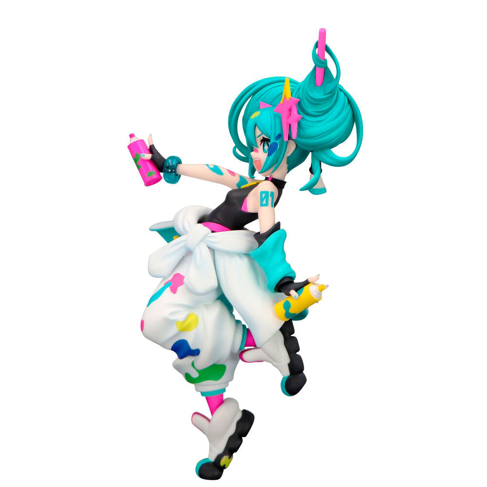 Hatsune Miku - Hatsune Miku Paint Girl Trio-Try-It Figur, 19cm