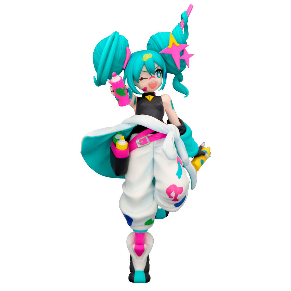Hatsune Miku - Hatsune Miku Paint Girl Trio-Try-It Figur, 19cm