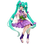 Hatsune Miku Flower Fairy Cosmos Lila Noodle Stopper Figur 14cm
