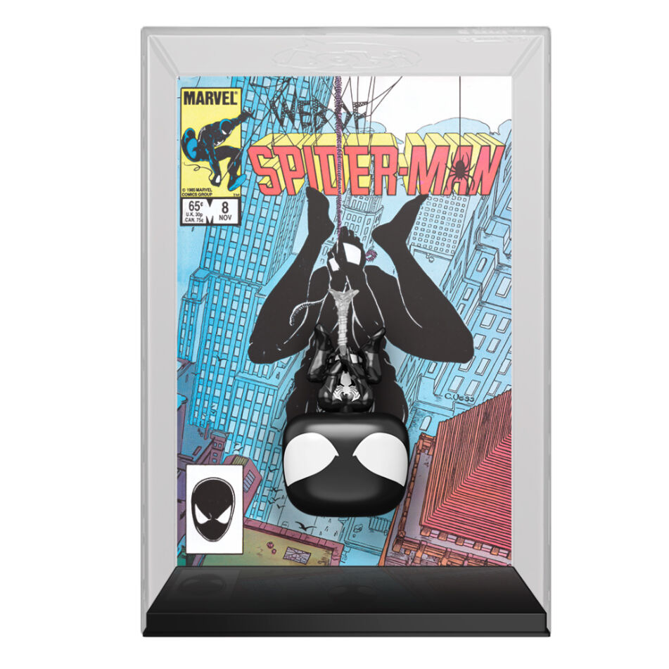 POP Figur Comic Cover Spider-Man Black Suit