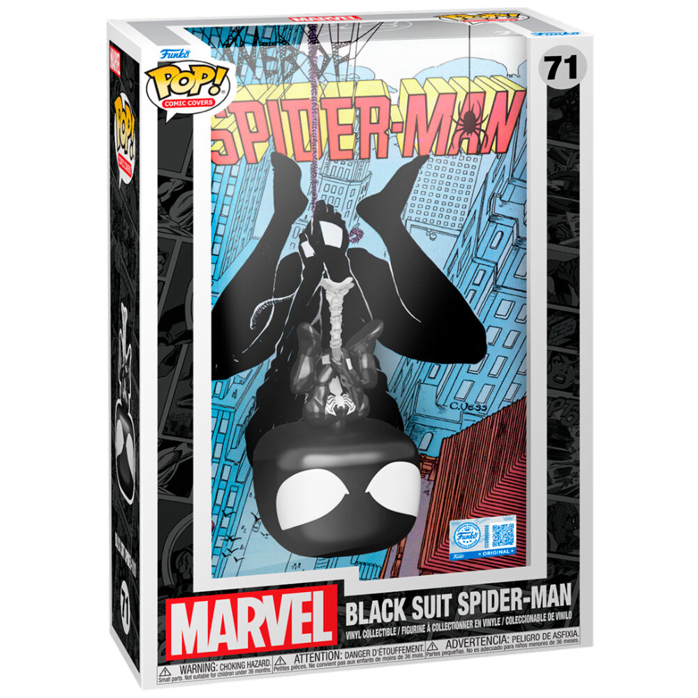 POP Figur Comic Cover Spider-Man Black Suit