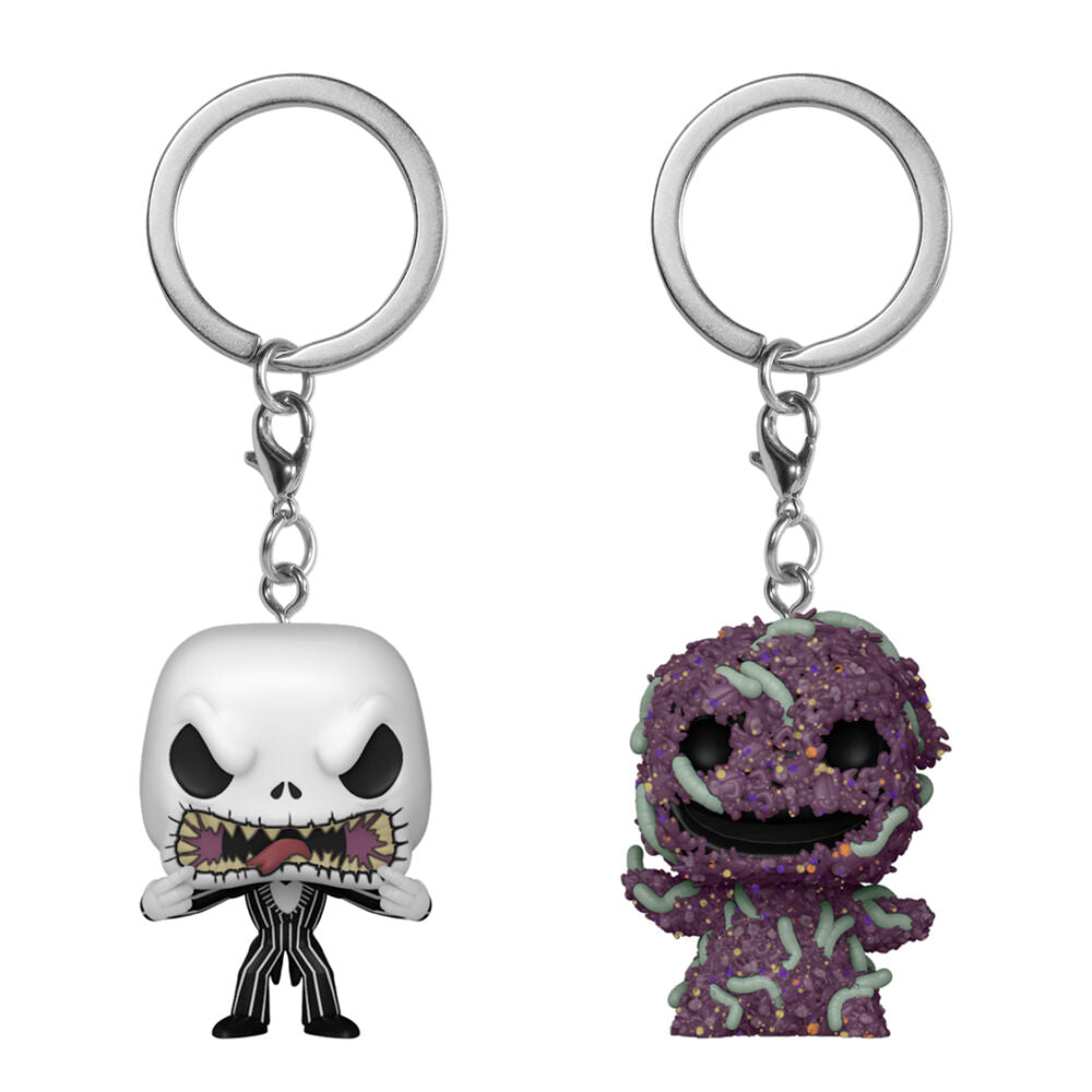 Pocket POP Nyckelring Disney Nightmare Before Christmas - Jack & Oogie Boogie