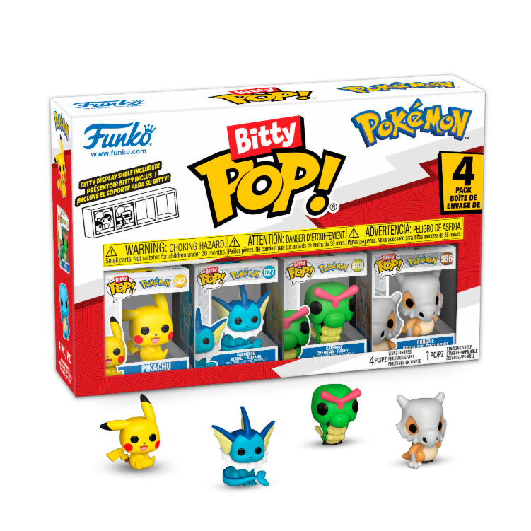 Blister 4-pack Bitty POP Pokémon Pikachu