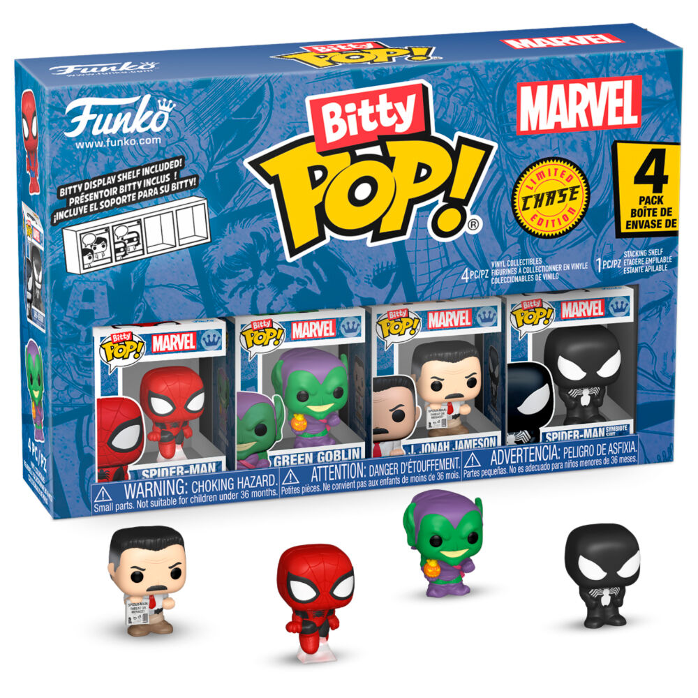 Blister 4-pack Bitty POP Marvel Spider-Man