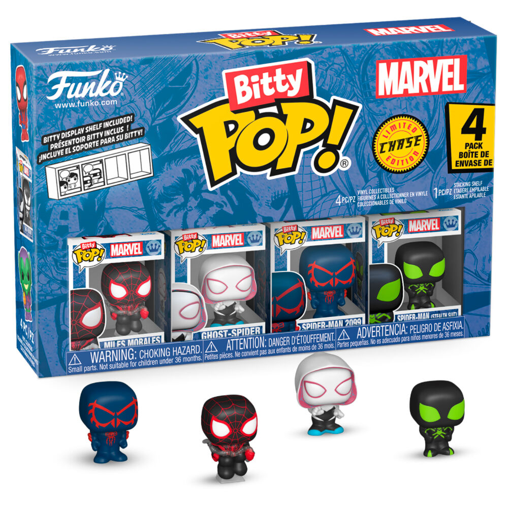 Bitty POP! Marvel Spider-Man Miles Morales 4-Pack