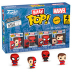 Blister 4 Figurer Bitty POP Marvel Spider-Man Parker Split