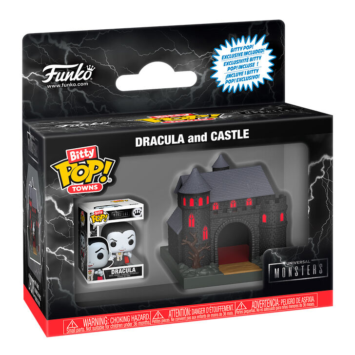 Bitty POP! Figur: Dracula och Slott