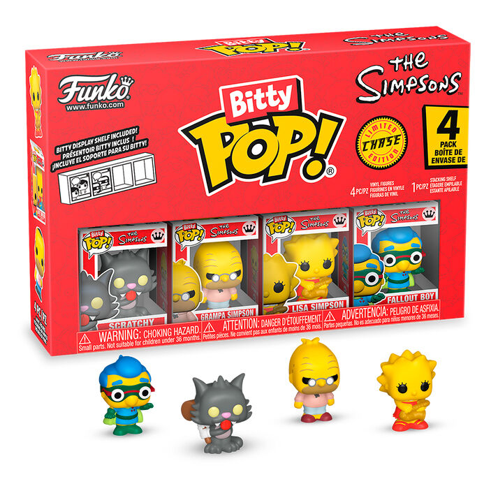 Bitty POP! Simpsons Scratchy 4-pack