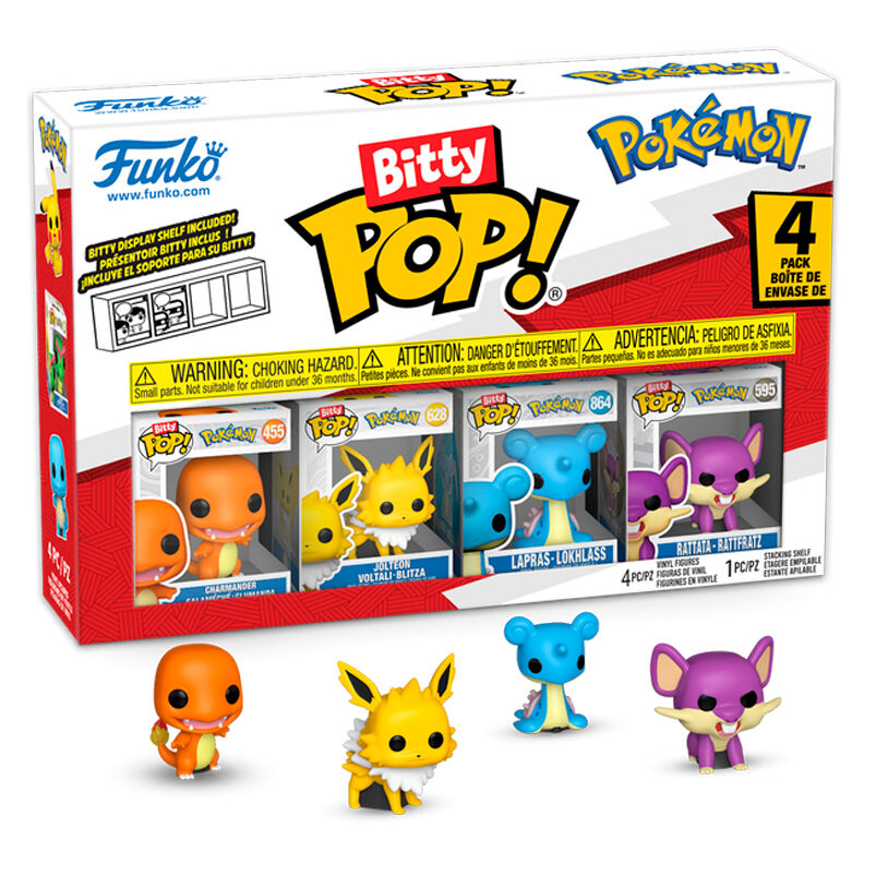 Bitty POP Pokemon Charmander 4-pack