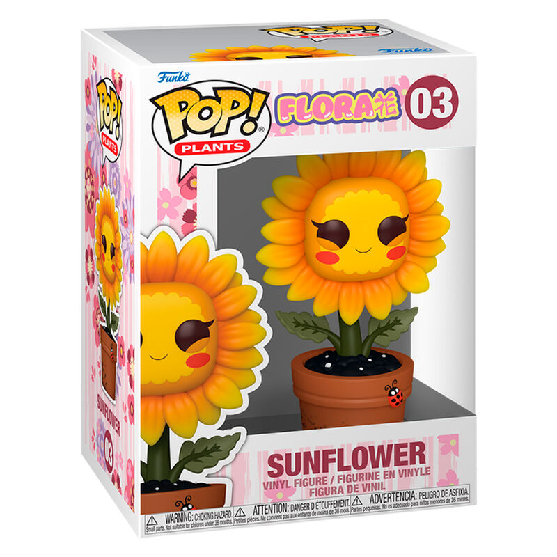 Funko POP Figur Flora Sunflower - 9cm Samlarfigur i Presentask