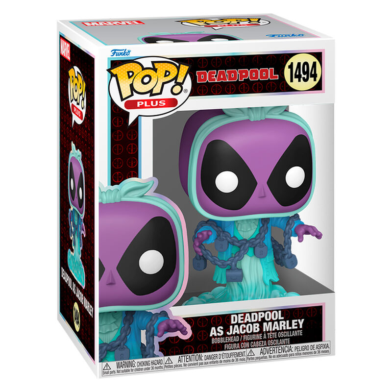 POP Figur Plus Marvel Deadpool - Deadpool som Jacob Marley