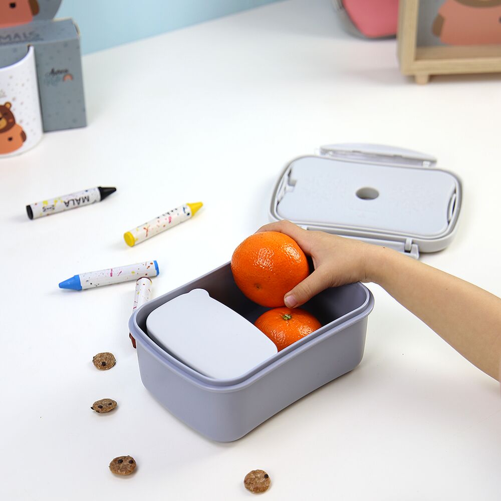 Björnhermetisk Matlåda med Kylplatta och Lunchväska