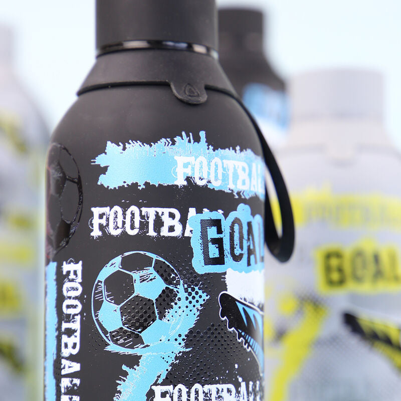 Svart Fotboll Termosflaska 500ml