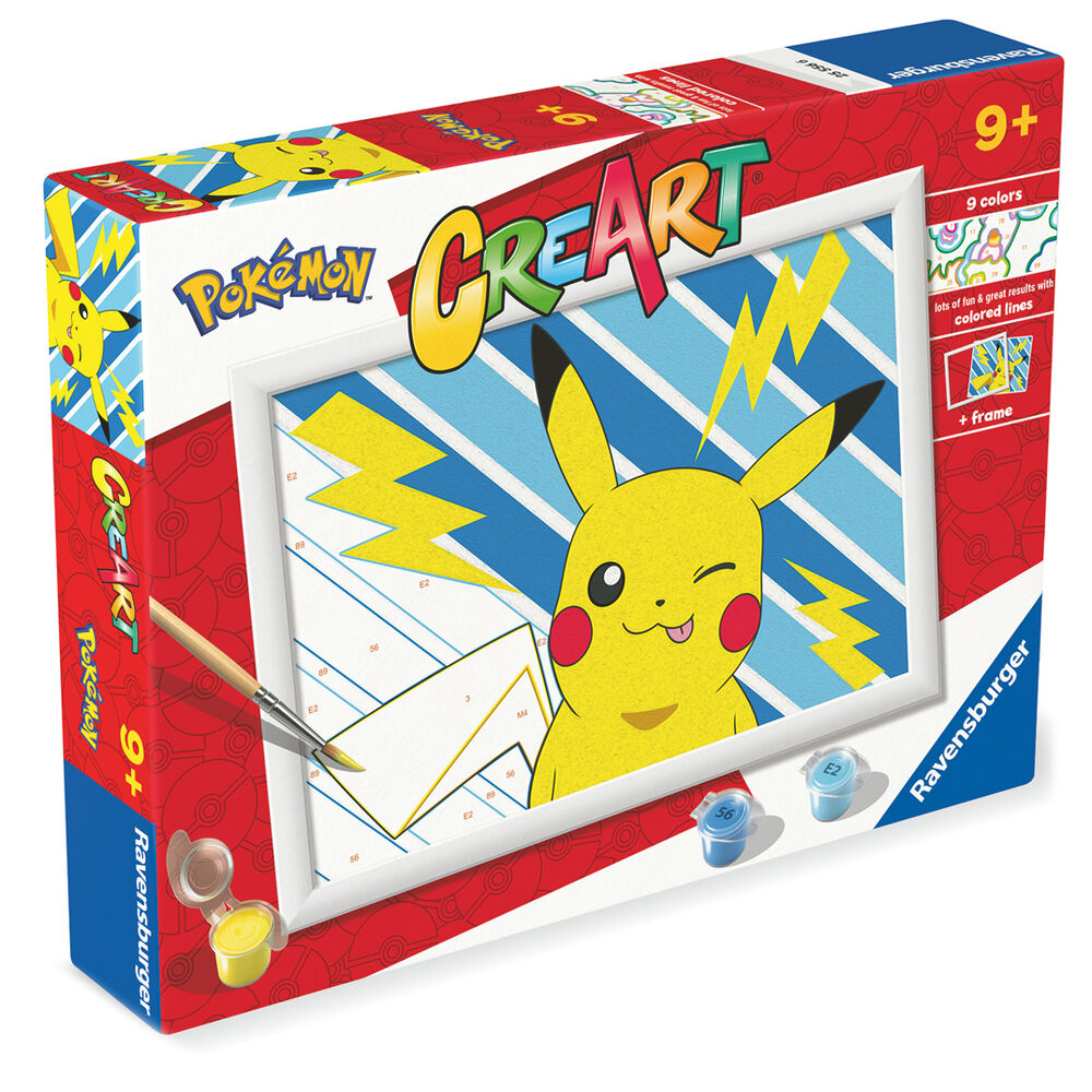 Pokemon Pikachu CreArt Målarset