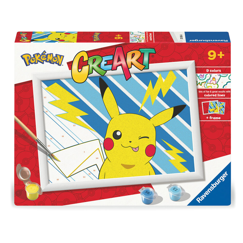 Pokemon Pikachu CreArt Målarset