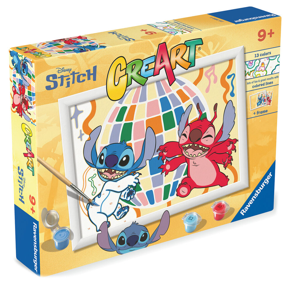 Disney Stitch CreArt Målning Kit - Kreativ Målarupplevelse