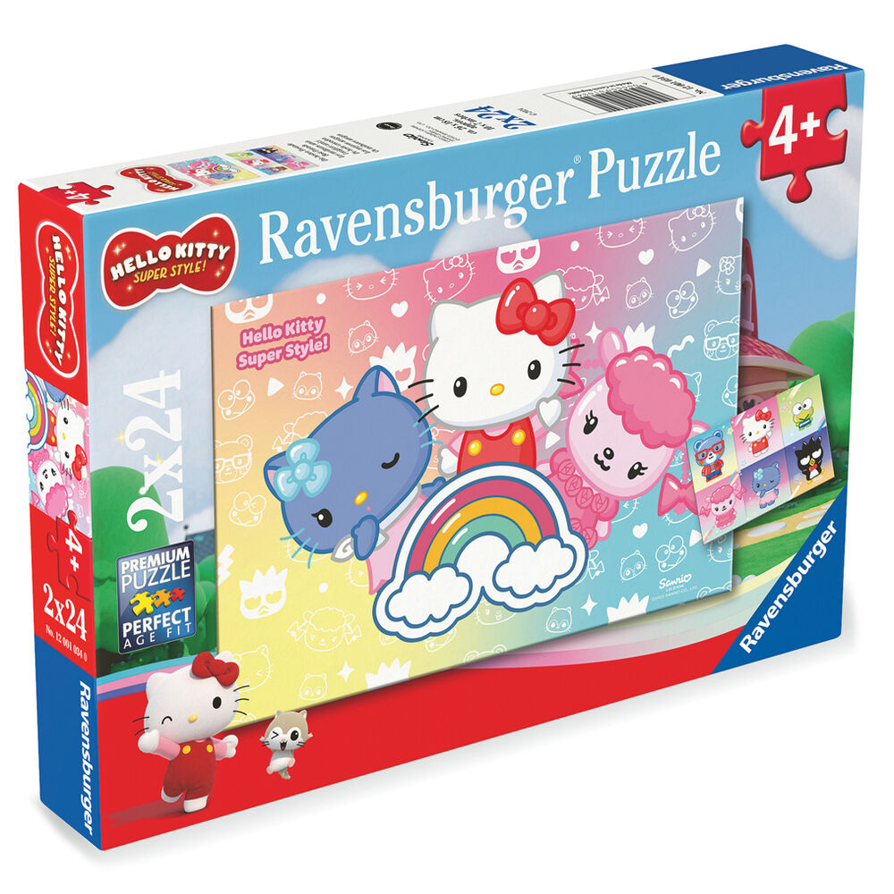 Hello Kitty Pussel 2x24 Delar