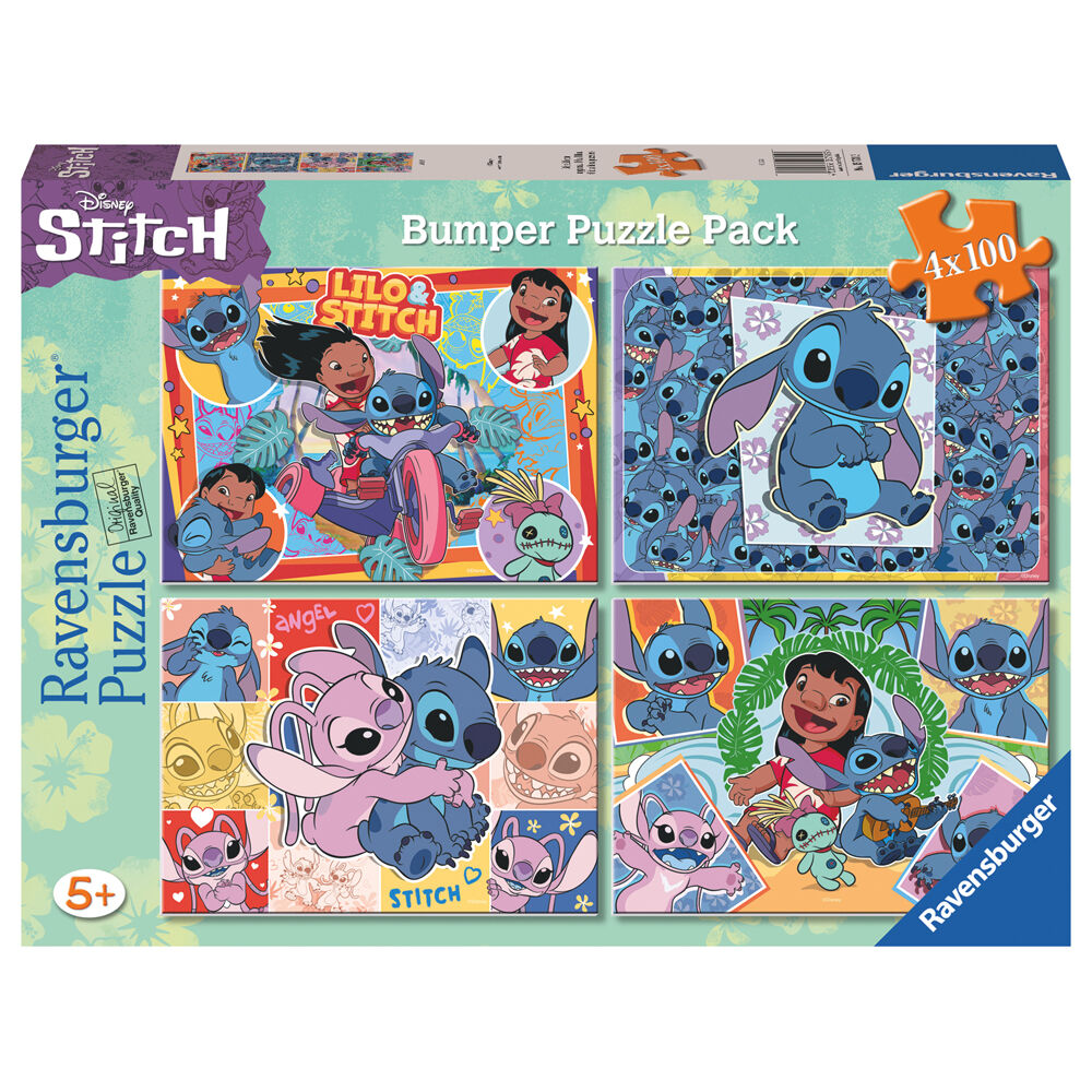 Disney Stitch pussel 4x100 bitar
