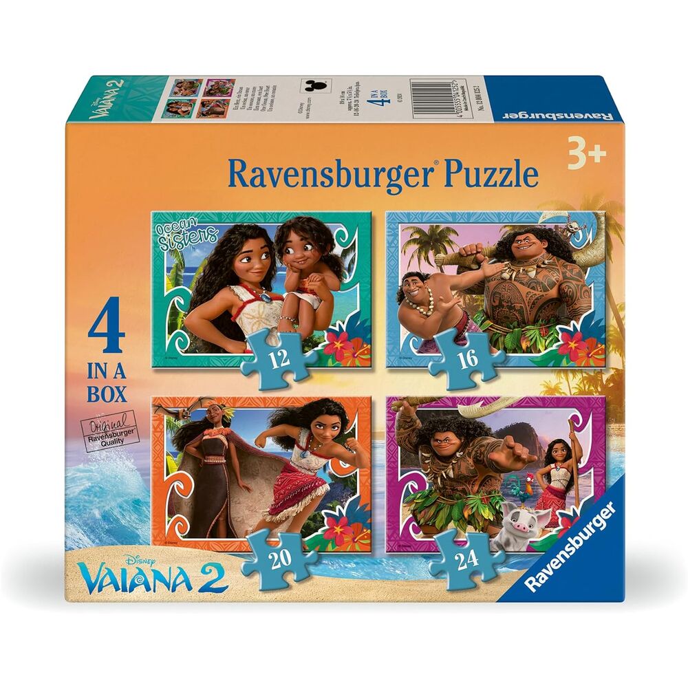 Disney Vaiana 2 Pussel 12-16-20-24 Bitar