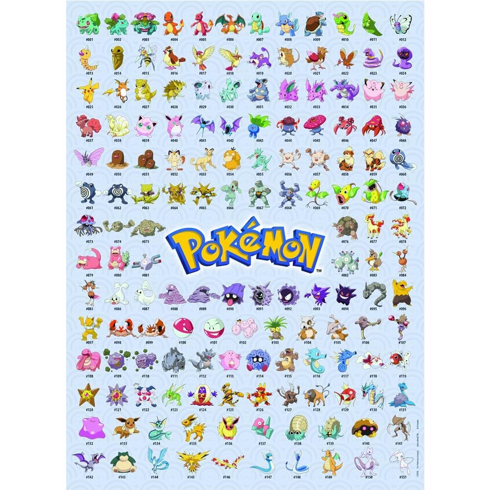 Pokemon pussel 500 bitar