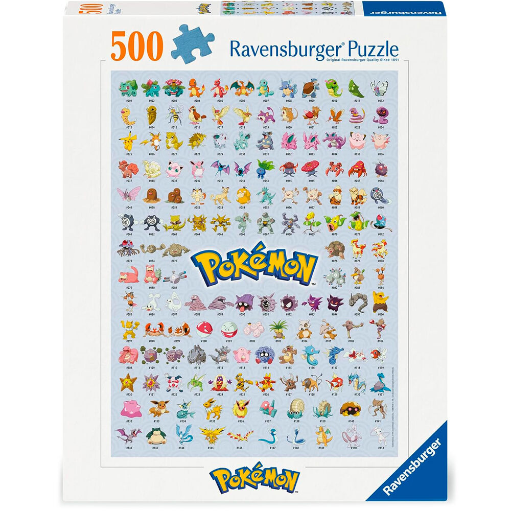 Pokemon pussel 500 bitar