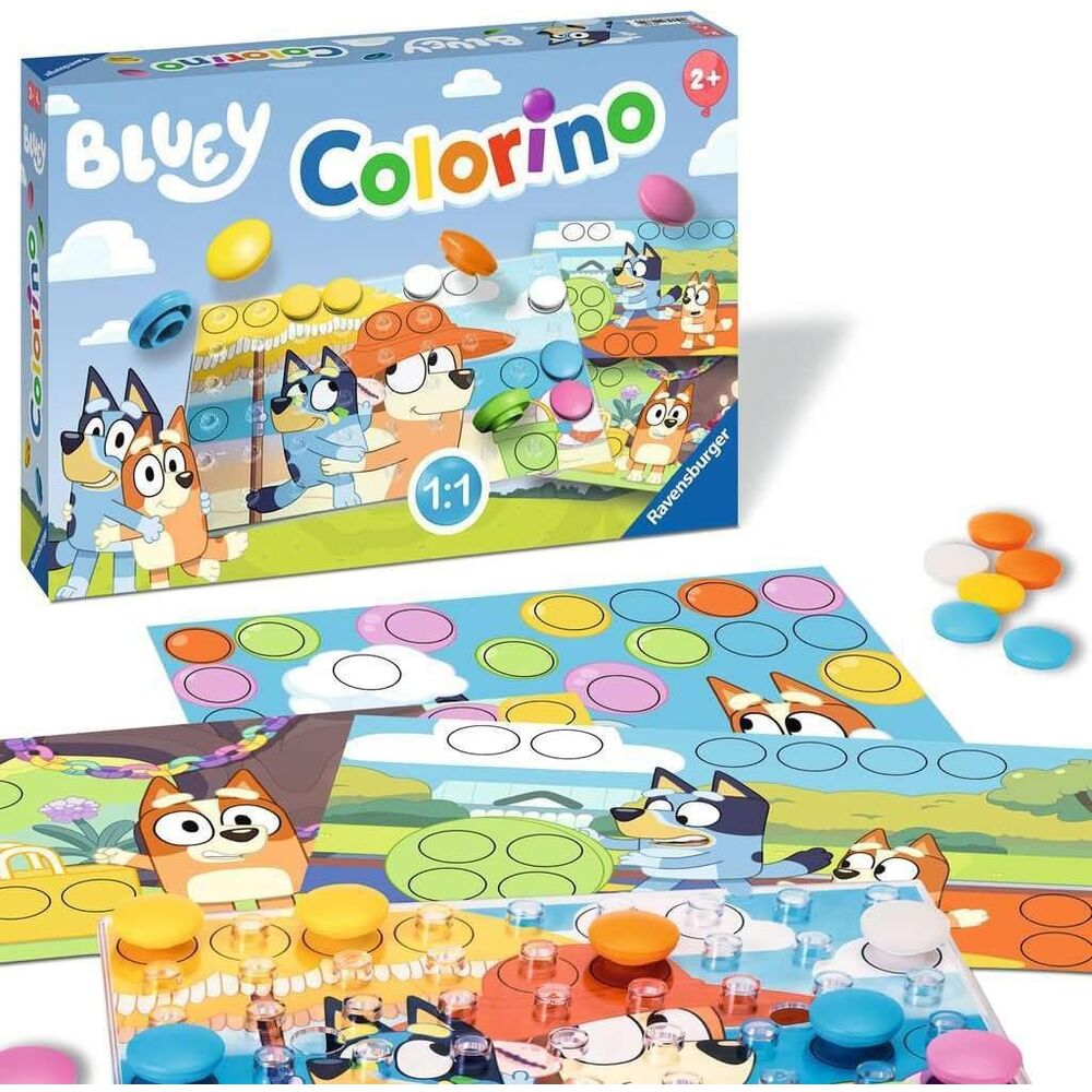 Bluey Colorino Spel - Kreativt och Utvecklande För Barn