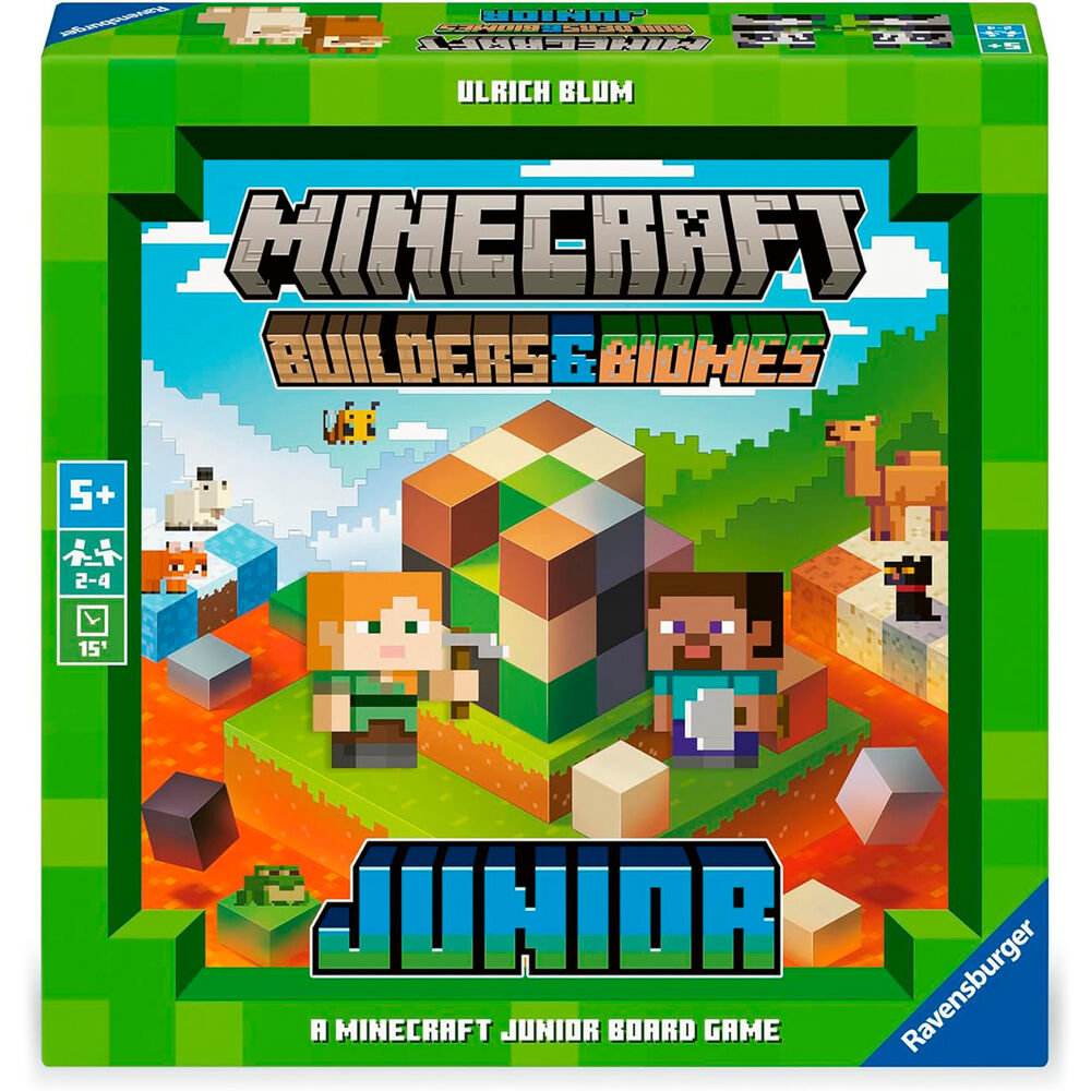Minecraft Junior Builders & Biomes Brädspel