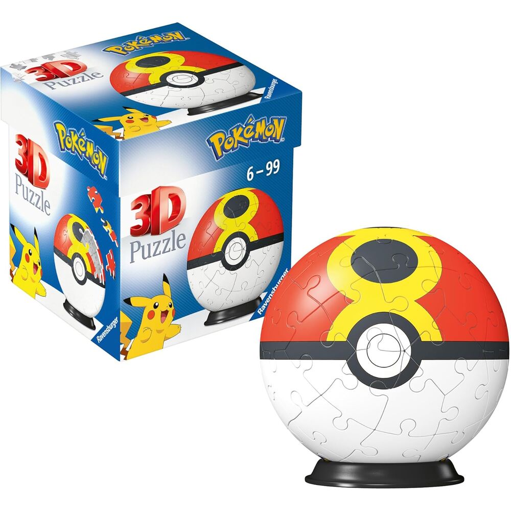Pokemon Poke Ball 3D-pussel 54 delar