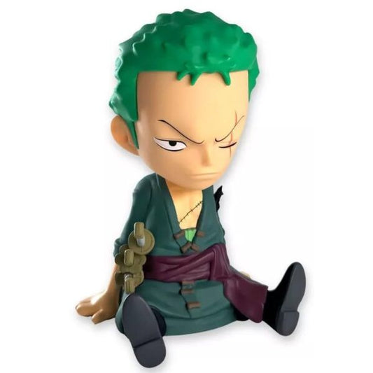 One Piece Zoro Pengarbox Figur 18cm