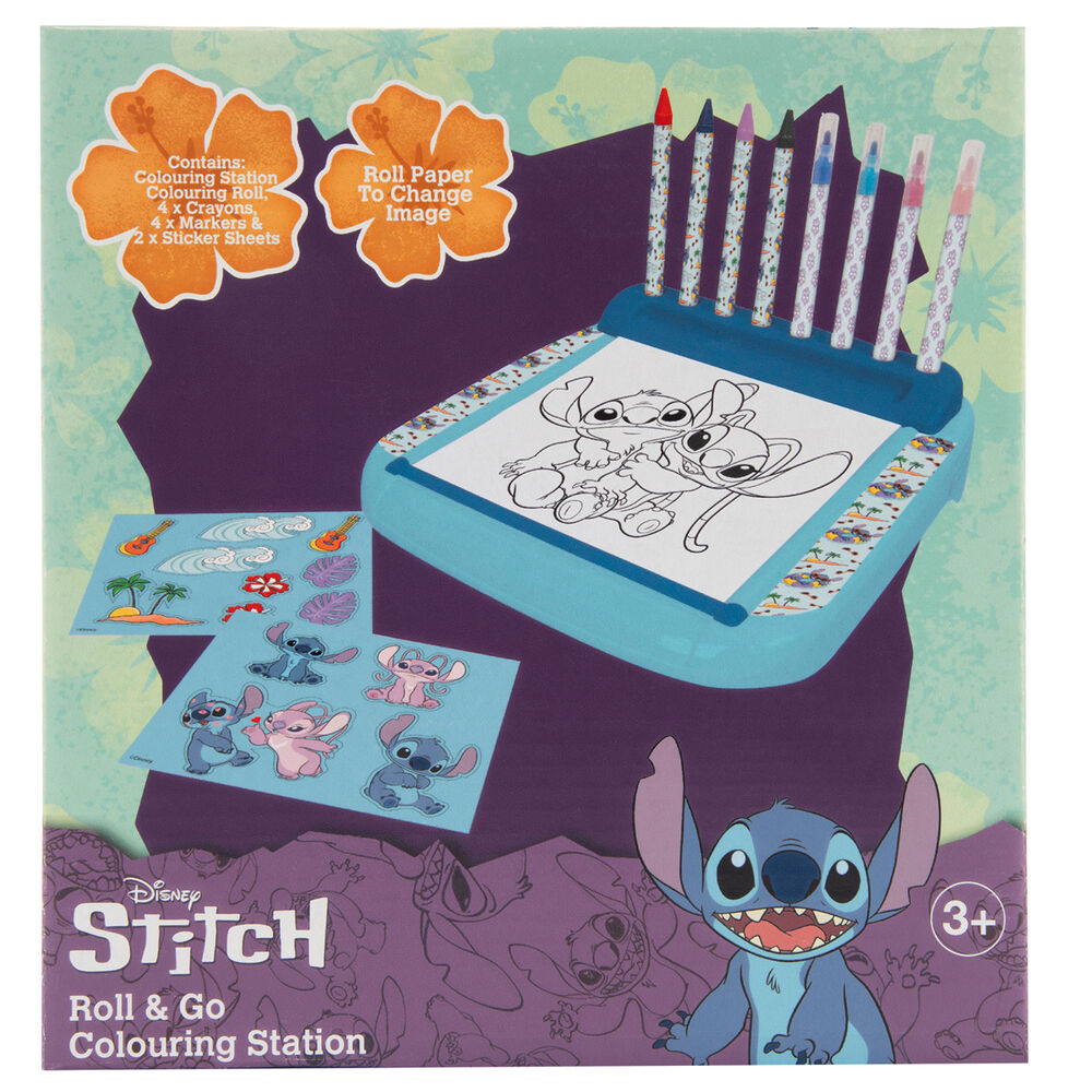 Disney Stitch Roll & Go Coloring Station