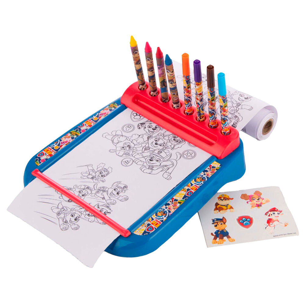 Paw Patrol Roll & Go Coloring Station