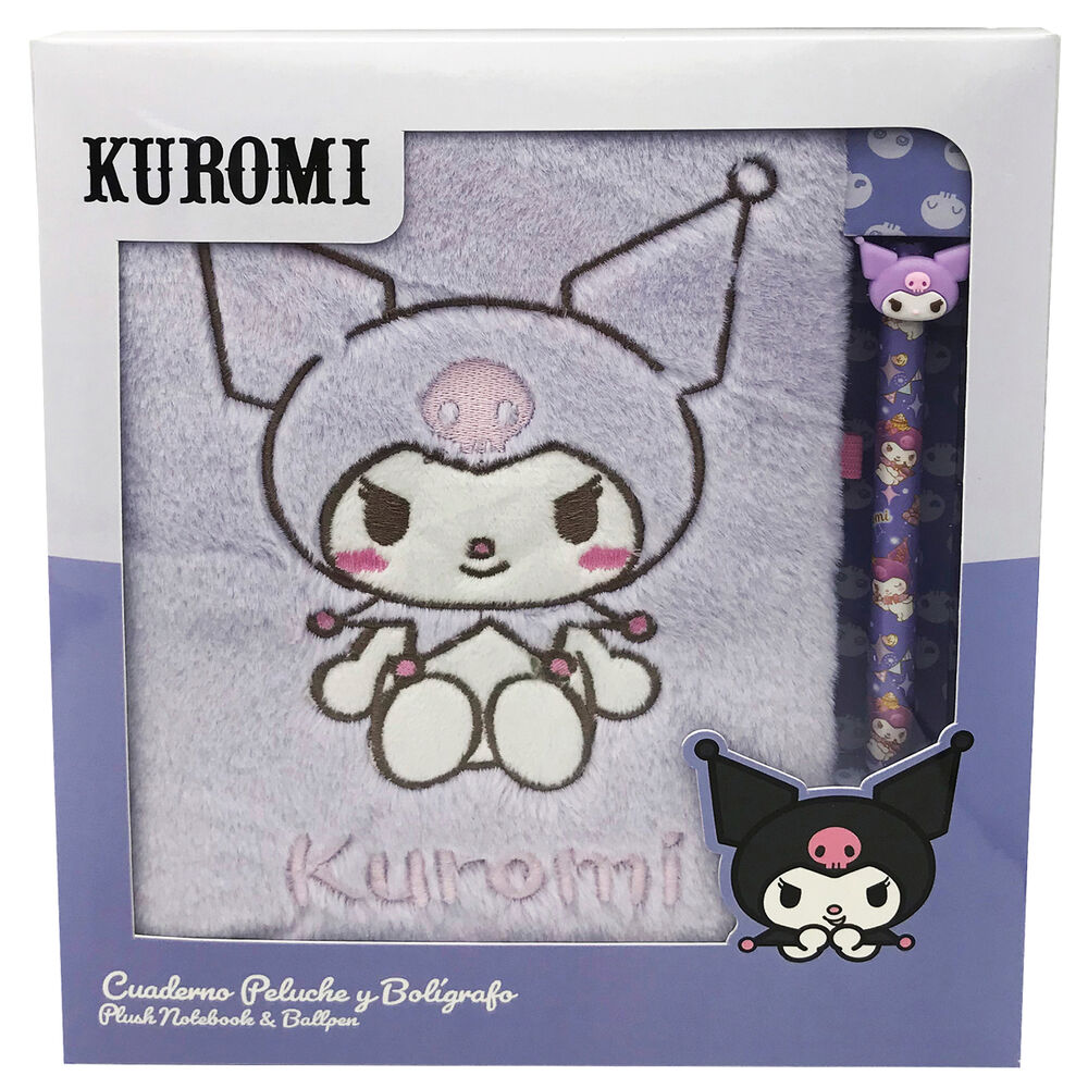 Hello Kitty Kuromi Kramvänligt Anteckningsblock + Penna
